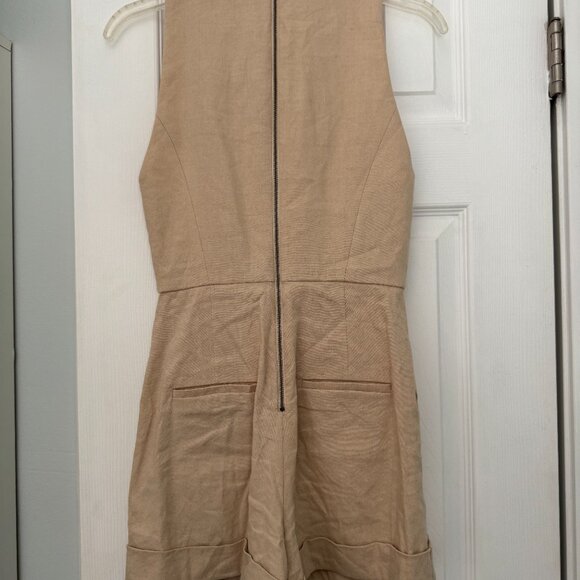 Alice & Olive Linen-Blend Romper Size 2 - Picture 5 of 7
